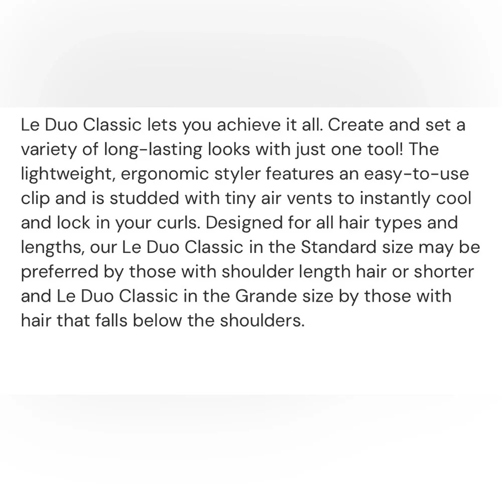L’ange Duo Classic Hair Styler - Picture 5 of 7